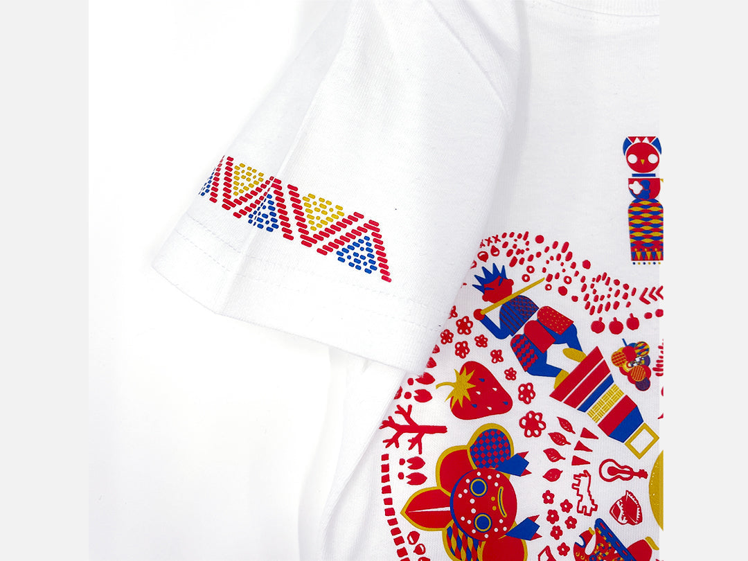 青森✕goen° 【Ring-goen° Tシャツ Kids】(White)