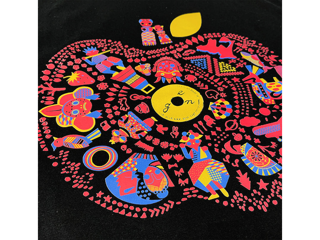 青森✕goen° 【Ring-goen° Tシャツ】(Black)