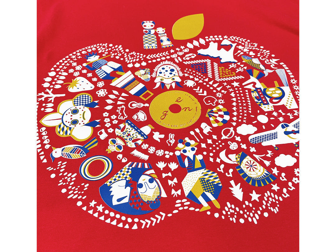 青森✕goen° 【Ring-goen° Tシャツ】(Red)