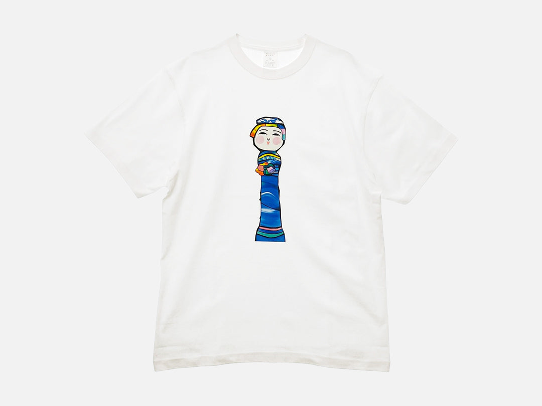 青の森へ【KOKESHI T シャツ】(White)
