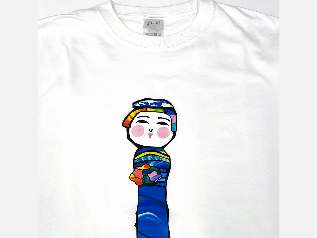 青の森へ【KOKESHI T シャツ】(White)