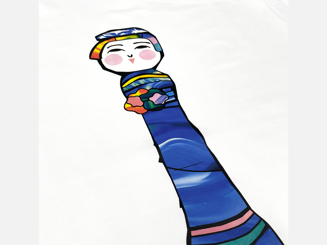 青の森へ【KOKESHI T シャツ】(White)