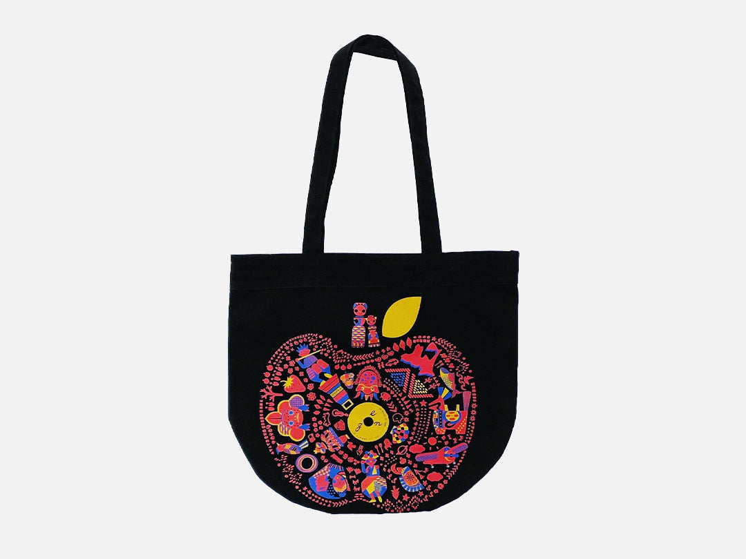 青森✕goen°  【Ring-goen° Tote bag】(Black)