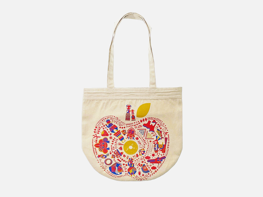 青森✕goen° 【Ring-goen° Tote bag】(White) – we hub online