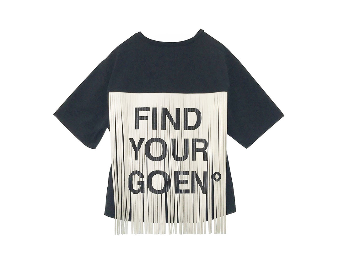 FIND YOUR GOEN° fringe T-Shirts(black)