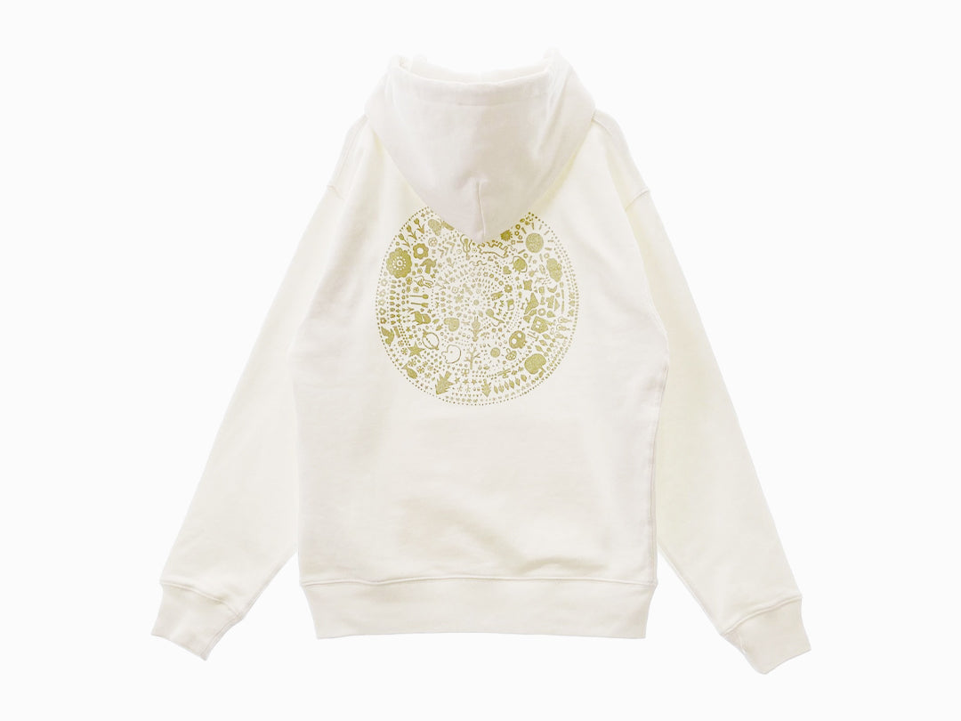 goen°柄シリーズ White goen° Hoodie(白) パーカー