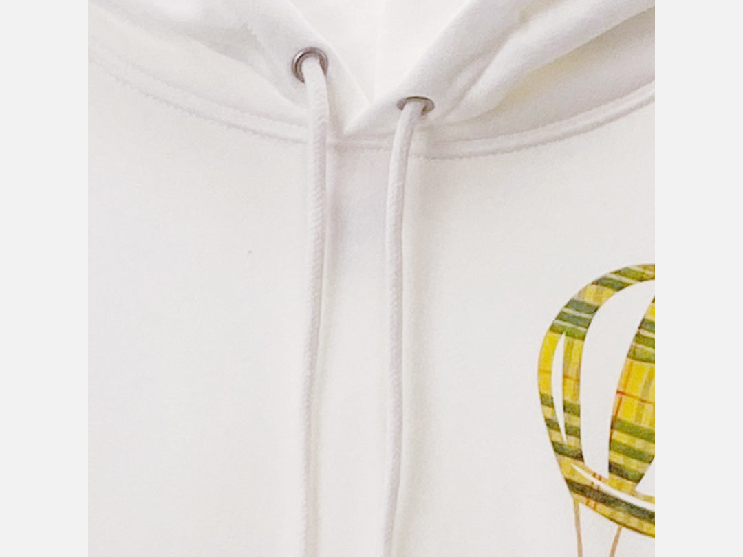KINEKO SHOW コラボ Hoodie【気球】 パーカー(White)