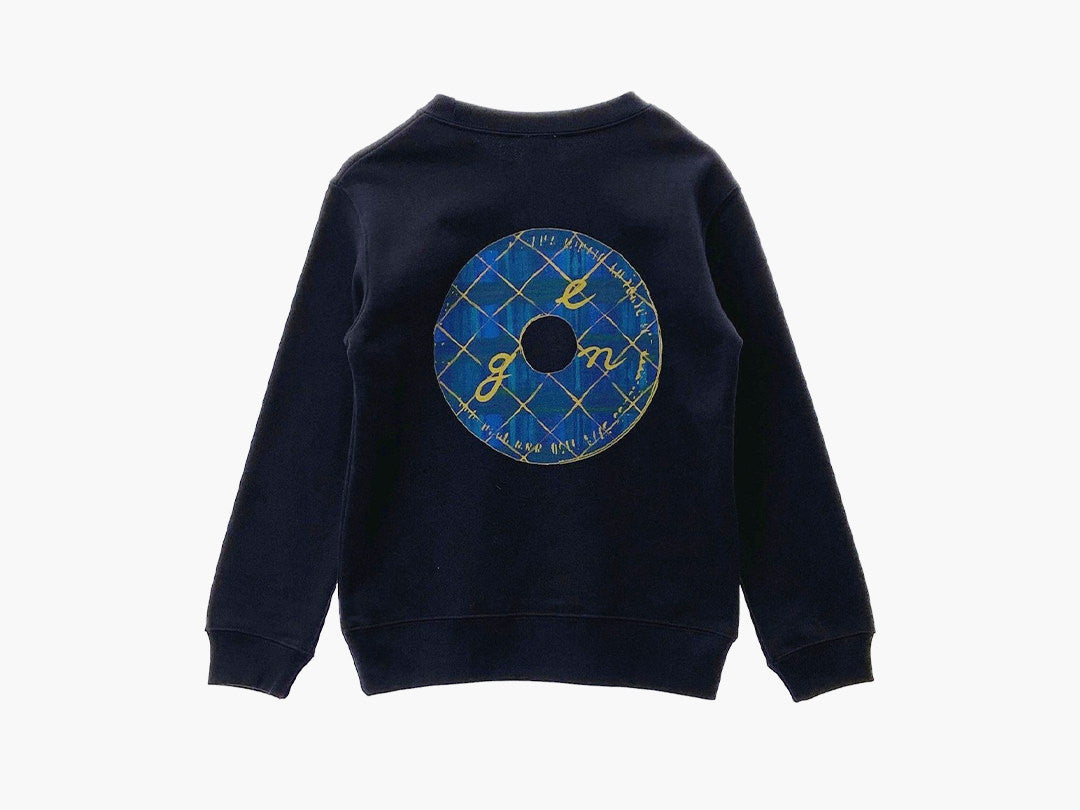 KINEKO SHOW コラボ Kids sweatshirt【気球】トレーナー(Navy)