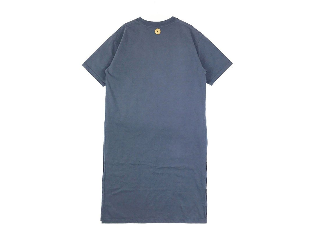goen°柄ワンピース Long navy
