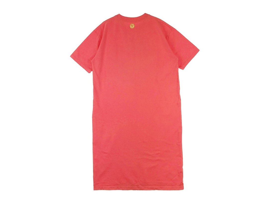 goen°柄ワンピース Long pure red