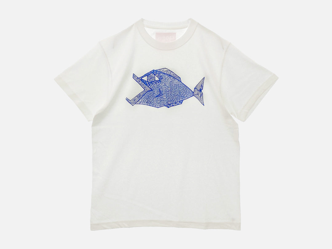 Anne T-shirts Fish(White)