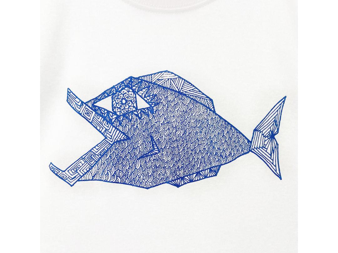 Anne T-shirts Fish(White)