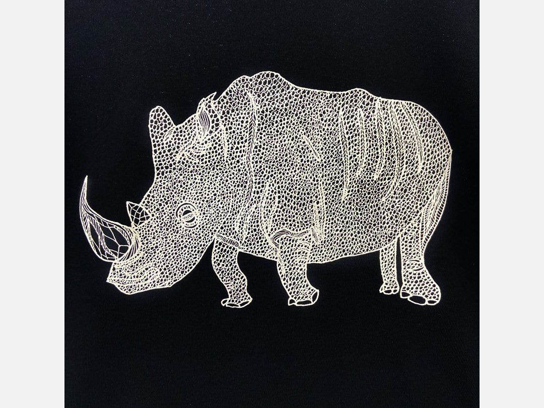 Anne T-shirts Rhino(Black)