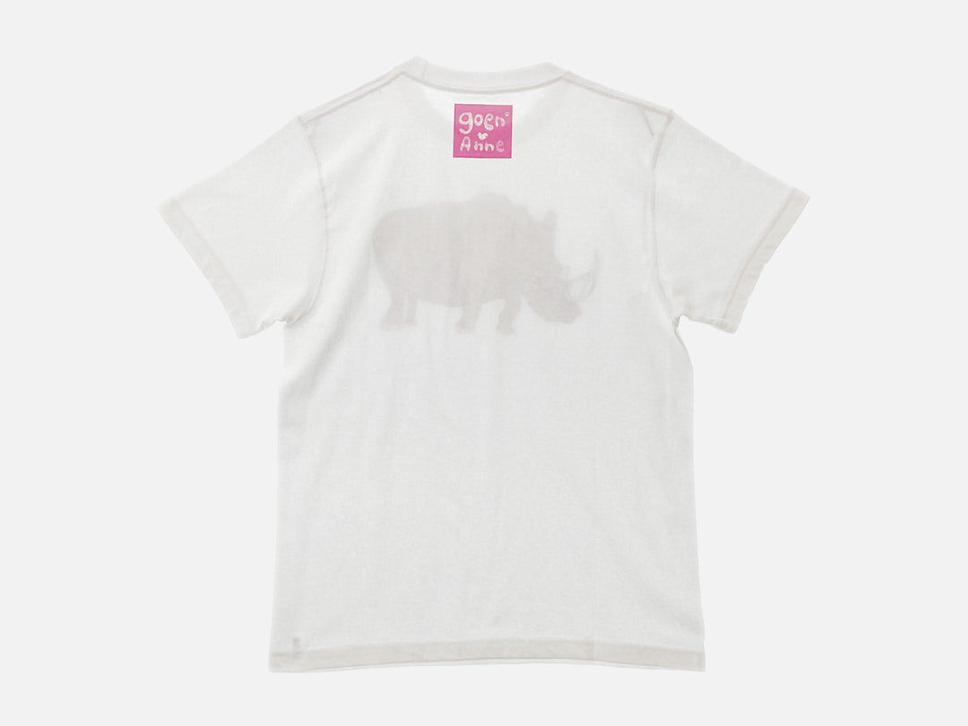 Anne T-shirts Rhino(White)