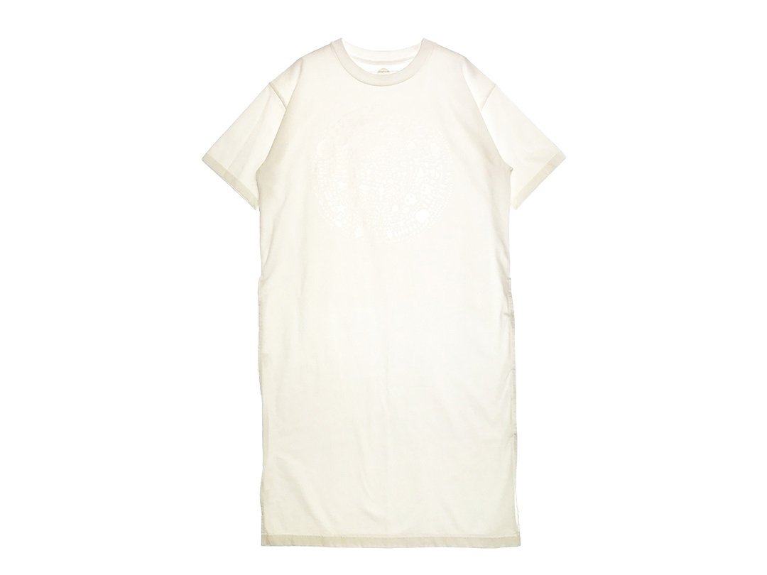 goen°柄ワンピース Long white