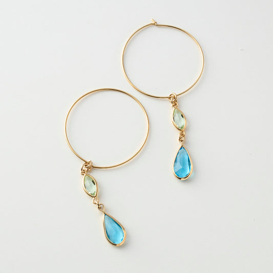 【先行予約受注商品】Glass drop pierce / earring