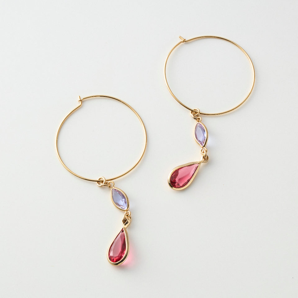 【先行予約受注商品】Glass drop pierce / earring
