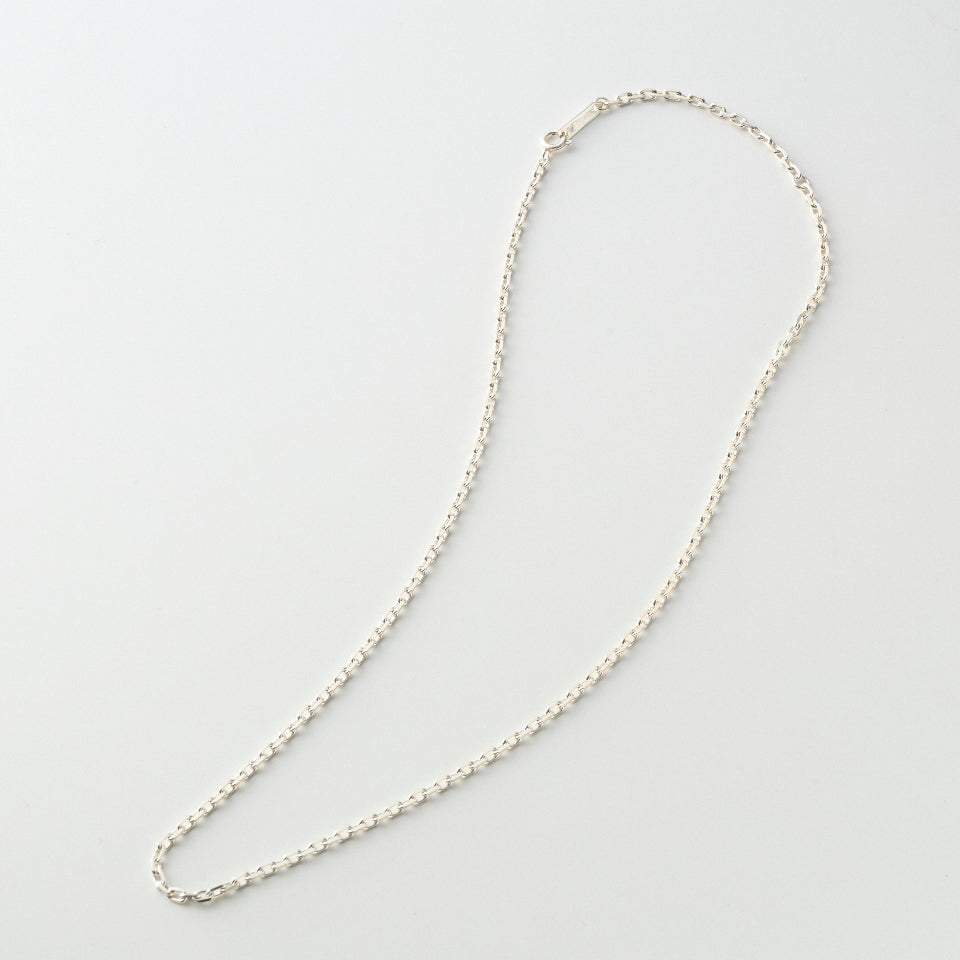 【先行予約受注商品】【Silver925】 Simple chain necklace