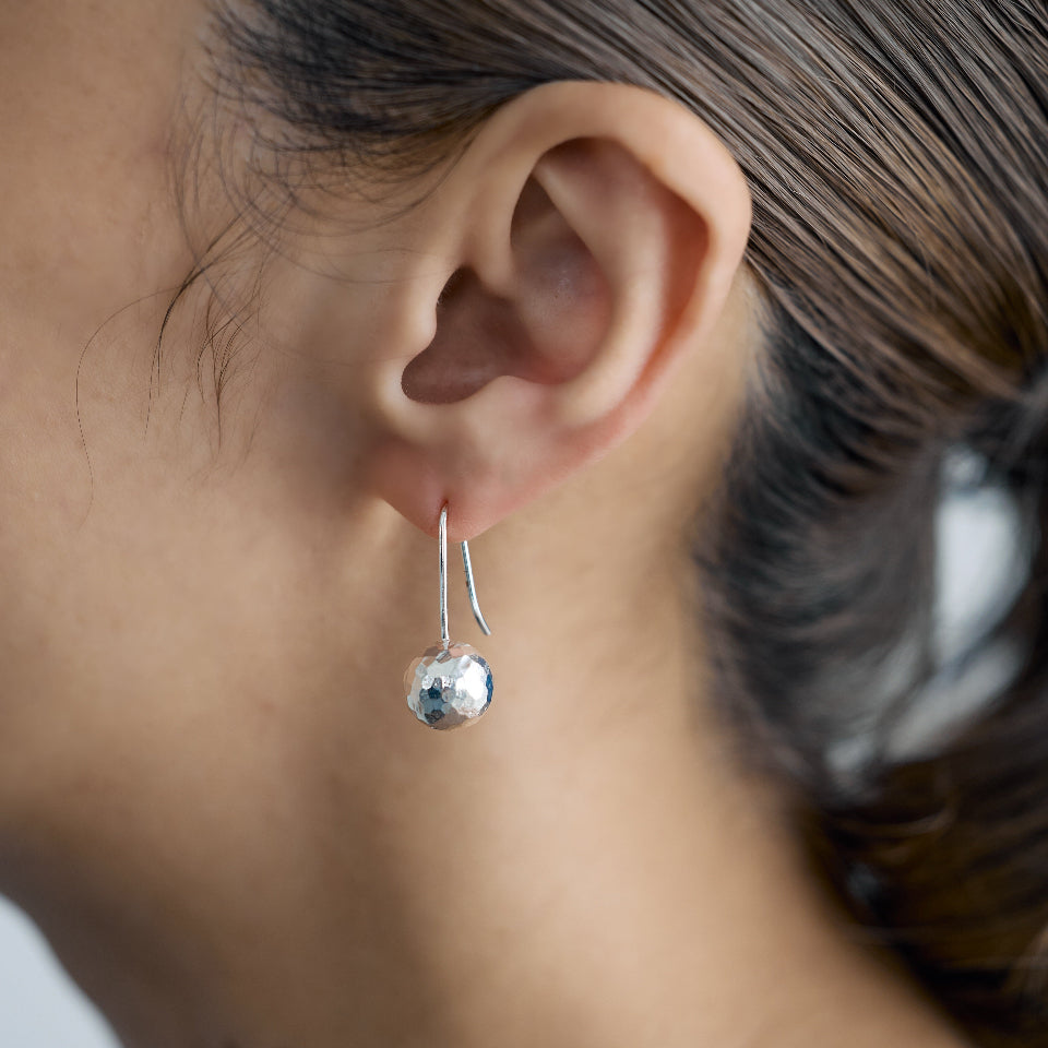 Mirror ball pierce / earring