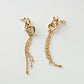 Chain drop pierce / earring