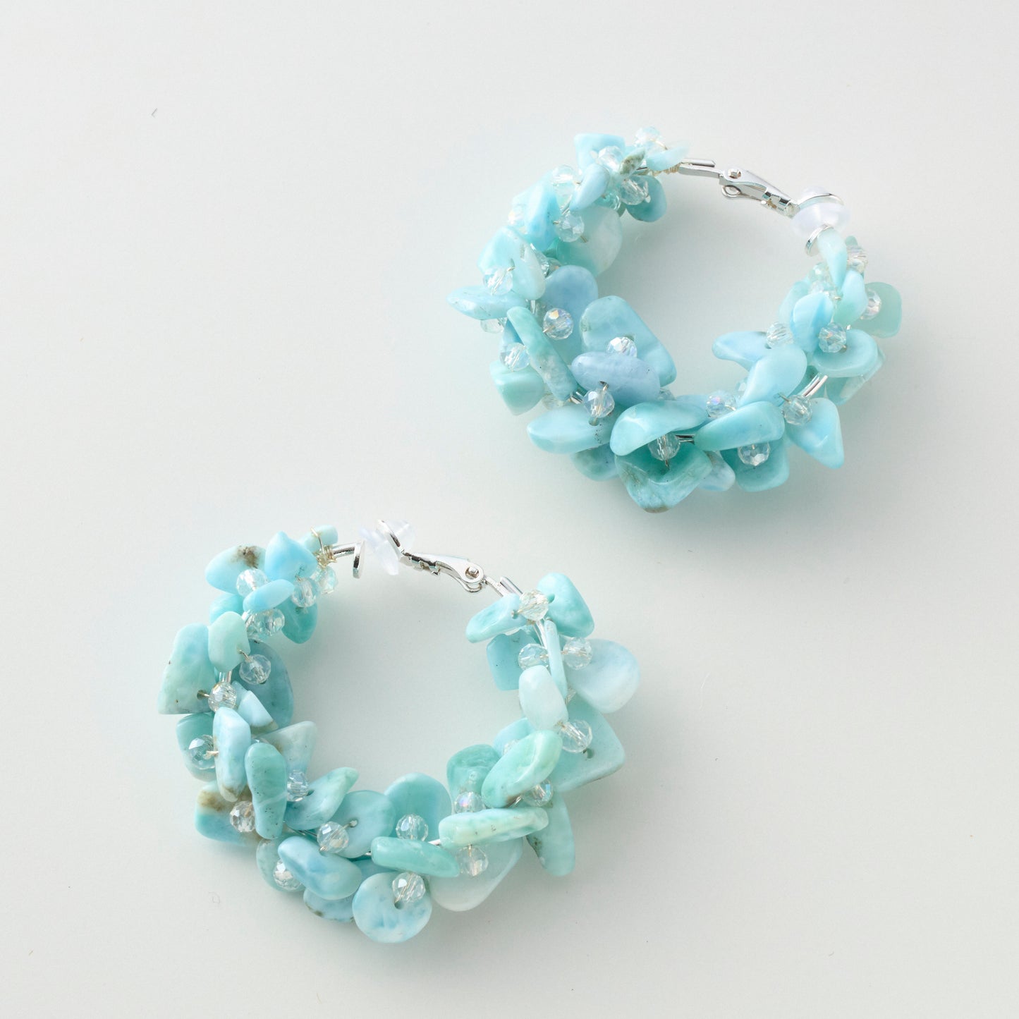 Power stone volume pierce / earring