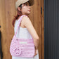 Upcycle Crochet Bag　ラベンダー