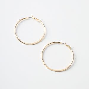 Siiiiii logo big hoop pierce
