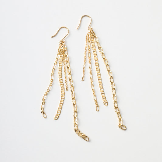 【NEW】Chain fringe pierce