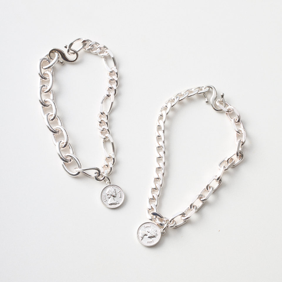 【NEW】Asymmetry mix chain bracelet