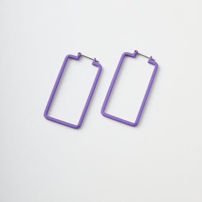 Matt color square pierce