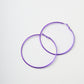 Neon color hoop pierce