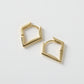 【NEW】Diamond basic hoop pierce