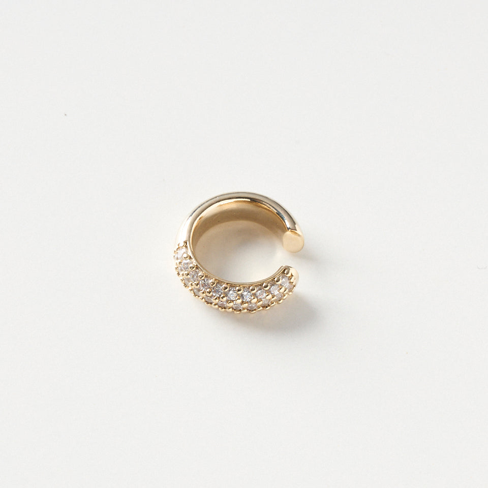 Zirconia bulge ear cuff