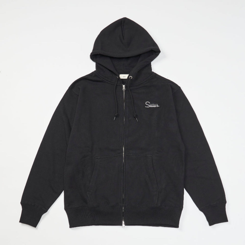 RAKUGAKI Siiiiii Logo Zip up hoodie