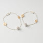 Emblem link magnet bracelet(Mix)