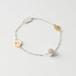 Emblem link magnet bracelet(Mix)