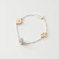 Emblem link magnet bracelet(Mix)