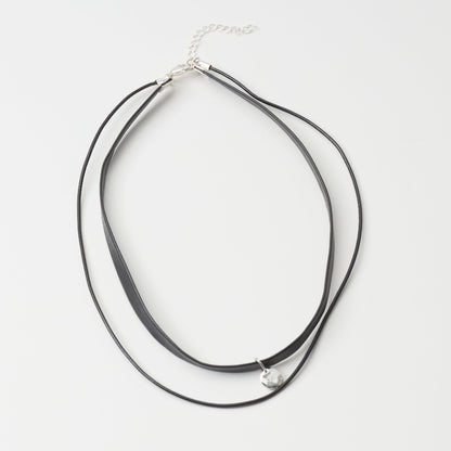 Leather w choker