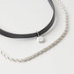Leather chain choker