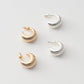 【先行予約受注商品】Crescent moon pierce