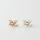 【先行予約受注商品】Interlaced lines ear cuff