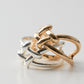【先行予約受注商品】Interlaced lines ear cuff