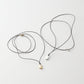 【先行予約受注商品】Leather point necklace