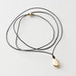 【先行予約受注商品】Leather point necklace