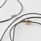 【先行予約受注商品】Leather point necklace