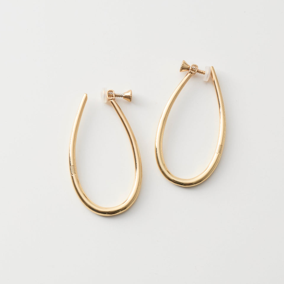 【先行予約受注商品】Long hoop pierce/earring