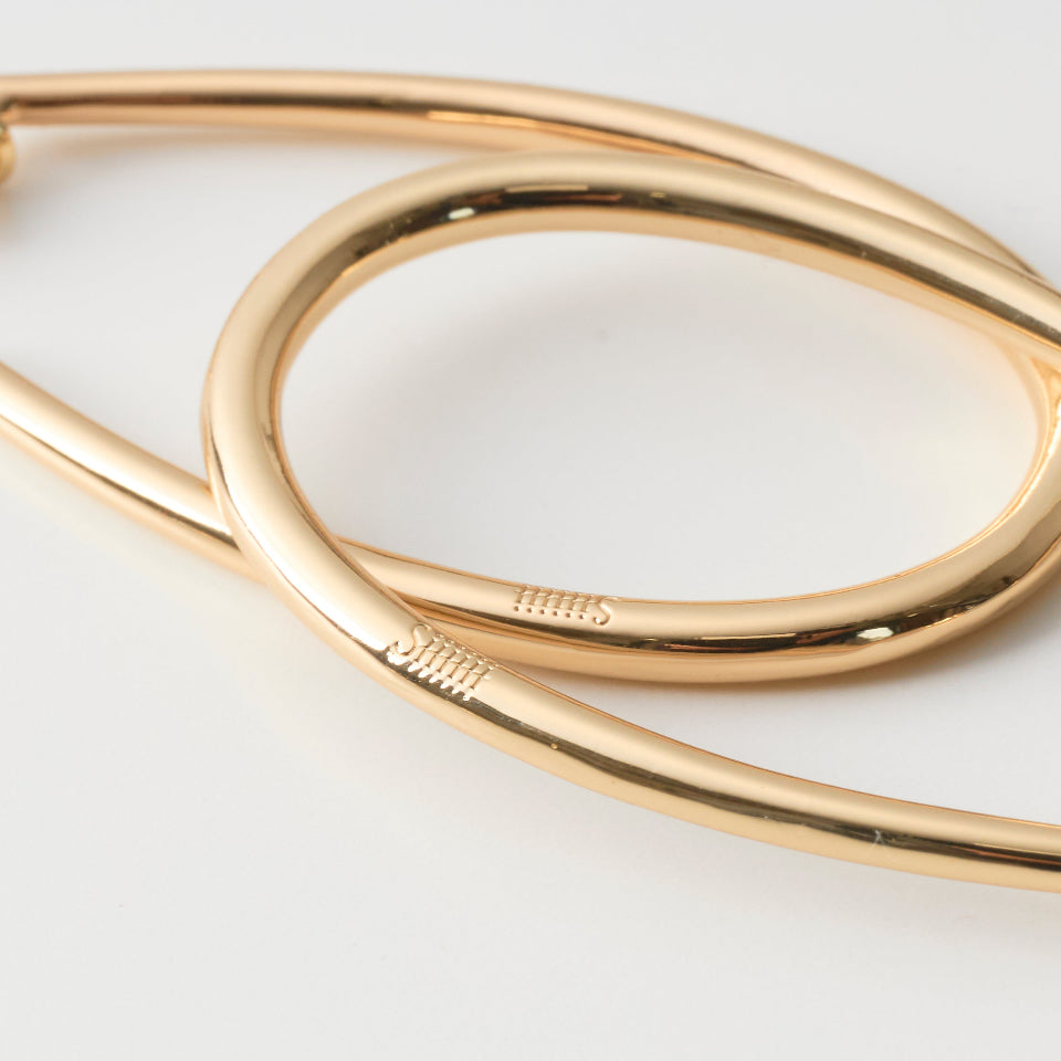 【先行予約受注商品】Long hoop pierce/earring