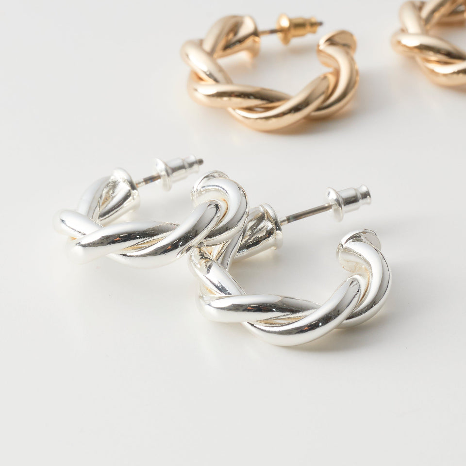先行予約受注商品】Curled hoop pierce – we hub online