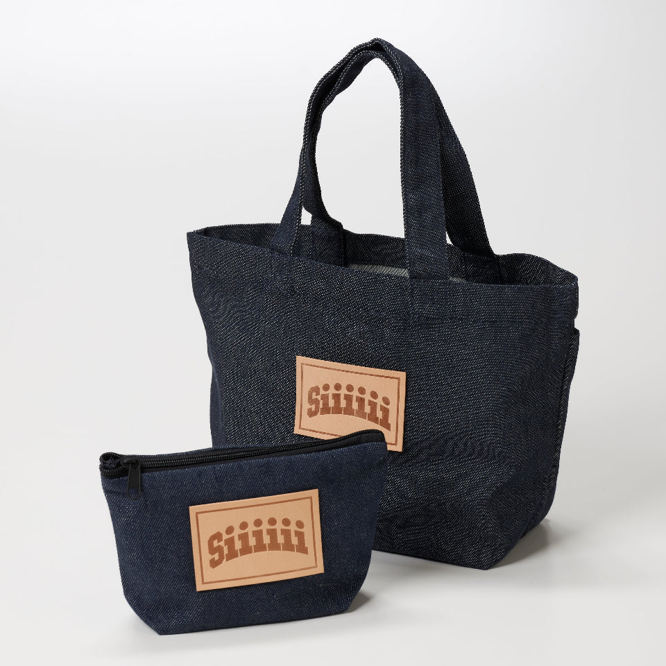 【先行予約受注商品】Arch Logo Leather Patch Denim Tote Bag