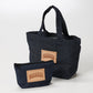 【先行予約受注商品】Arch Logo Leather Patch Denim Pouch